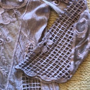 Delicate Sheer Lace Tunic